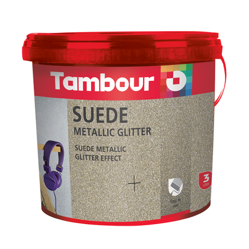 Краска Tambour Suede Metallic Glitter акриловая, декоративная на VALLES.TOP