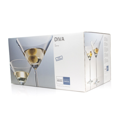 Набор Schott Zwiesel Diva бокалов для мартини, 6 штук, 251 мл на VALLES.TOP