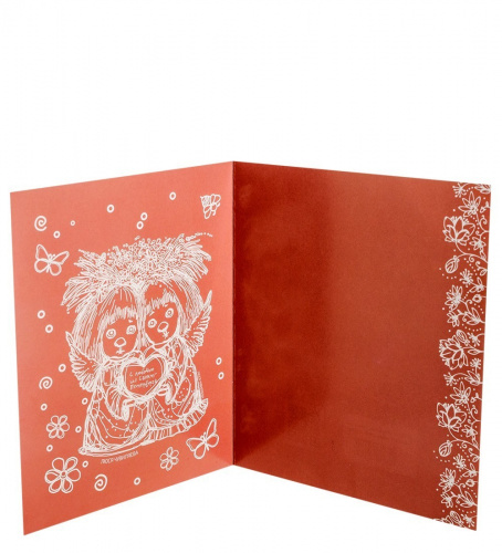 ANG-192 Открытка "Ангелы домашнего очага" 15х17 на VALLES.TOP