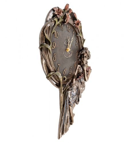 Панно-часы Veronese Девушка и лилии WS-941 на VALLES.TOP