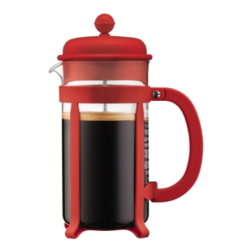 Френч-пресс Bodum Java красный, 1 л на VALLES.TOP