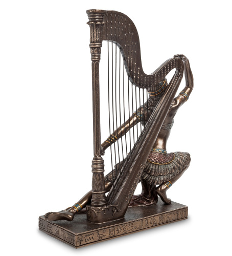 Статуэтка Veronese Египтянка с арфой WS-448 на VALLES.TOP