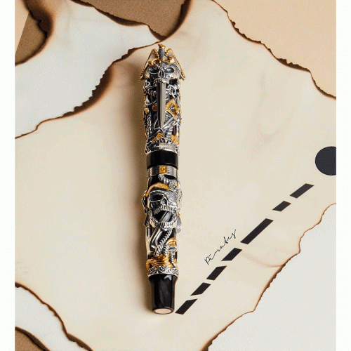 Ручка-роллер Montegrappa Pirates silver на VALLES.TOP