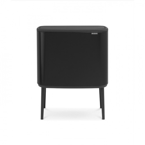 Бак Brabantia Touch Bin Bo мусорный, черный матовый, 3х11 л на VALLES.TOP