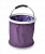 Ведро Burgon & Ball резиновое, складное, фиолетовое на VALLES.TOP