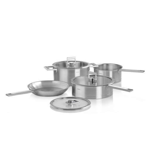 Ковш CRISTEL Strate fixed handle с ручкой, диаметр 14 см, 1 л на VALLES.TOP