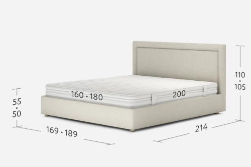 Кровать Drёma Вента двуспальная на VALLES.TOP