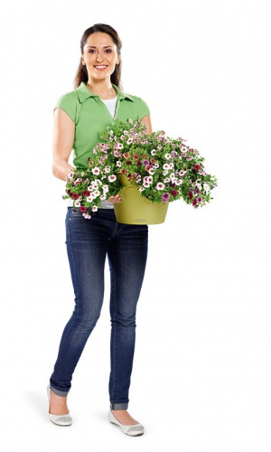 Кашпо Lechuza Cascadino Color на VALLES.TOP