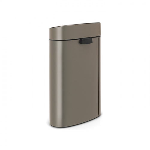 Бак Brabantia Touch Bin New мусорный, платиновый, 40 л на VALLES.TOP