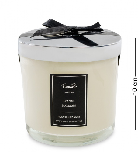 Свеча Fumare Цветение апельсина, в стекле с крышкой, 10 см на VALLES.TOP