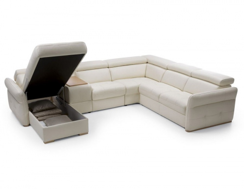 Диван Gala Collezione Massimo угловой в коже на VALLES.TOP