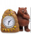 Часы The Comical World of Stratford Медведь и пчелы RV-588 на VALLES.TOP