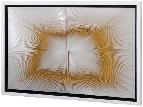 Панно Mart Gallery Иллюзия желто-белая на VALLES.TOP