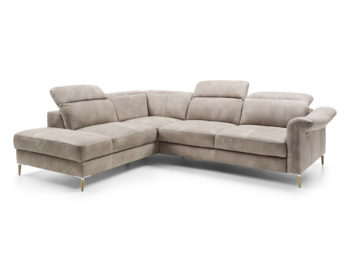 Диван Gala Collezione Fava угловой в коже на VALLES.TOP