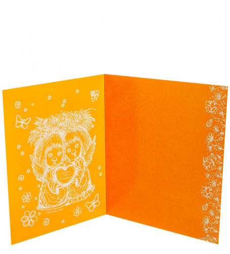 ANG-133 Открытка "Ангел крепкого здоровья" 15х17 на VALLES.TOP