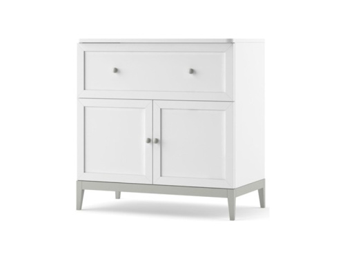 Комод Timoore Elle 2-дверный, с 1 ящиком и столиком для пеленания на VALLES.TOP