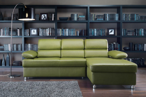 Диван Gala Collezione Yuppie угловой в натуральной коже на VALLES.TOP