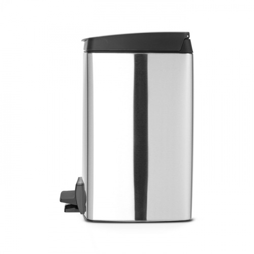 Бак Brabantia мусорный, прямоугольный, стальной матовый, FPP, 10 л на VALLES.TOP