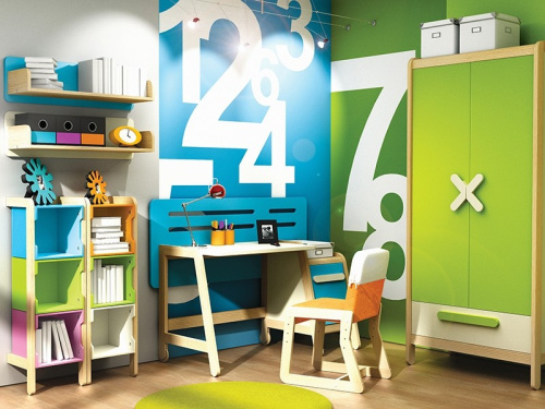 Стол Timoore Simple письменный с тумбой на VALLES.TOP