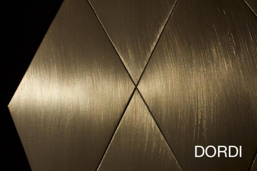 Плитка Dordi Селена латунная на VALLES.TOP
