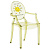 Стул Kartell Lou Lou Ghost детский, желтый, с рисунком на VALLES.TOP