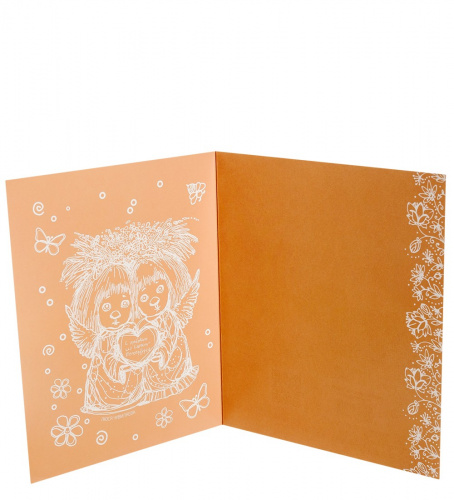 ANG-183 Открытка "Мамино сердце" 15х17 на VALLES.TOP