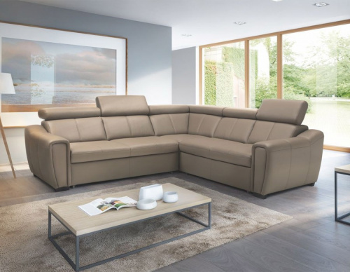 Диван Gala Collezione Pavia угловой в коже на VALLES.TOP