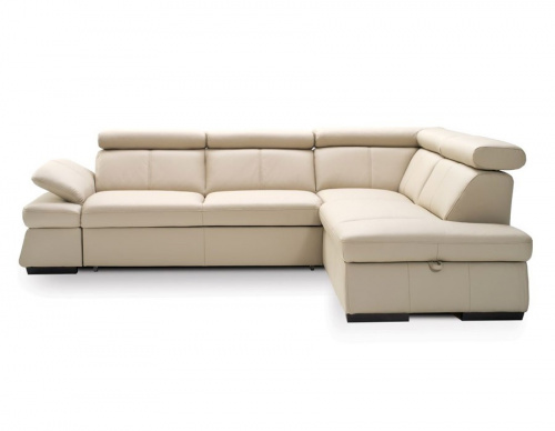 Диван Gala Collezione Malpensa угловой в натуральной коже на VALLES.TOP
