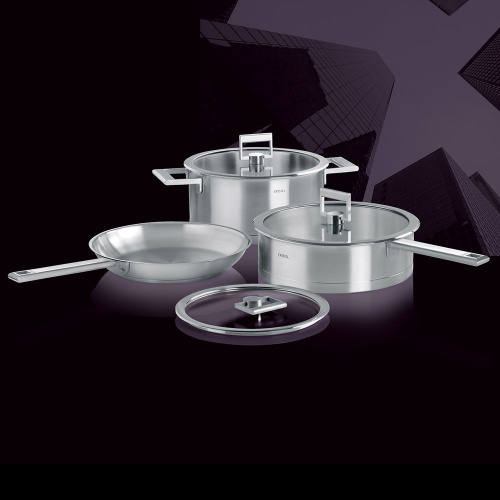 Крышка CRISTEL Strate fixed handle с опускной фиксированной ручкой, диаметр 14 см на VALLES.TOP