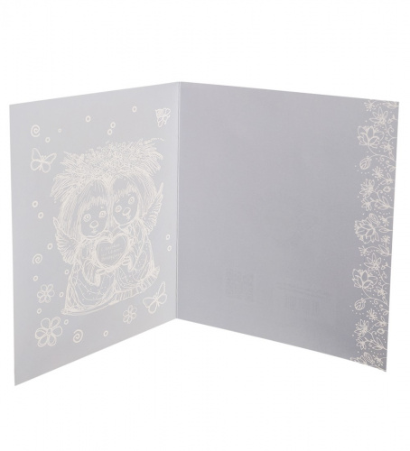 ANG-273 Открытка "С любовью. Автопортрет" 15х17 на VALLES.TOP