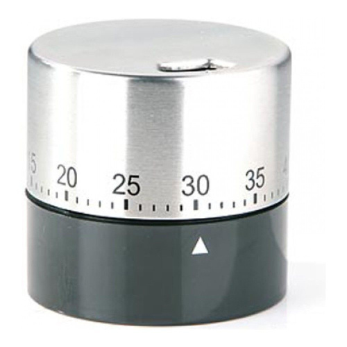 Таймер Premier Housewares цилиндрический, хром на VALLES.TOP