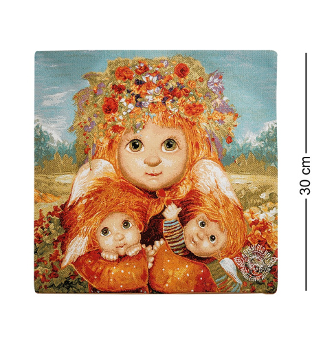 Наволочка Artangels Материнская любовь, гобеленовая, 30х30 см на VALLES.TOP