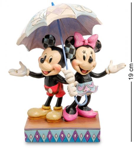 Фигурка Disney Traditions Микки и Минни с зонтом (Романтика под дождем) на VALLES.TOP
