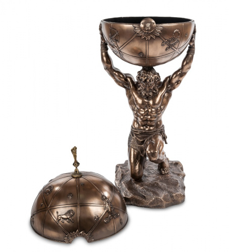 Статуэтка Veronese WS-604 шкатулка "Атлас" на VALLES.TOP