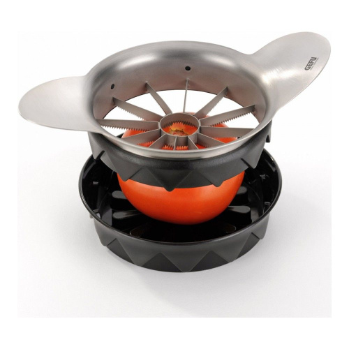 Слайсер GEFU Помо для томатов, черный-хром на VALLES.TOP