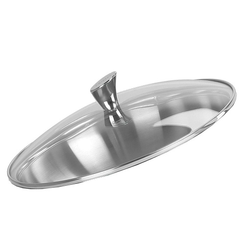 Крышка CRISTEL Casteline fixed handle выпуклая, с ручкой из нержавеющей стали, диаметр 24 см на VALLES.TOP