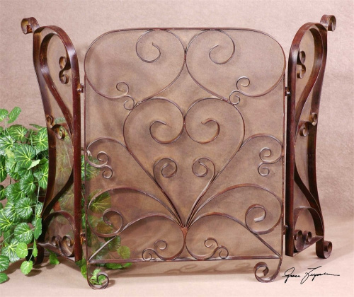 Экран Uttermost Daymeion каминный на VALLES.TOP