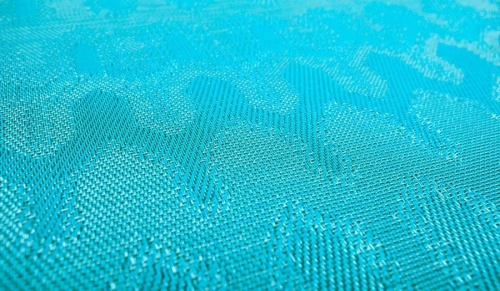 Пол Bolon Missoni Optical Turquoise плетеный, виниловый, 2000х25000х3 мм на VALLES.TOP