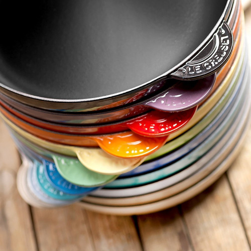 Сковорода Le Creuset чугунная, эмалированная, черная, 28 см на VALLES.TOP
