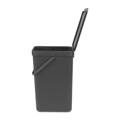 Ведро Brabantia Sort & Go мусорное, встраиваемое, серое, 16 л на VALLES.TOP