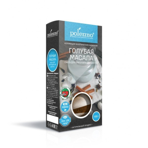 Чай Polezzno Голубая масала, 100 г на VALLES.TOP