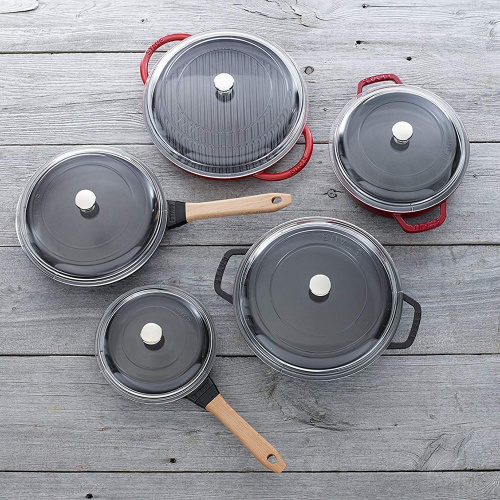 Сотейник STAUB с крышкой, диаметр 24 см на VALLES.TOP