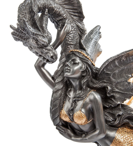 Ваза Veronese Ракушка с русалкой WS-47 на VALLES.TOP