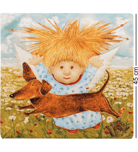 Наволочка Artangels Воздушное настроение, гобеленовая, 45х45 см на VALLES.TOP