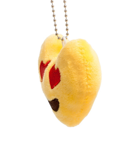 EK-35 Брелок-сердце "Смайлик Любовь" на VALLES.TOP