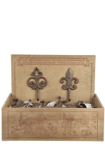 Крючки Esschert Design Fleur-de-Lis настенные на VALLES.TOP