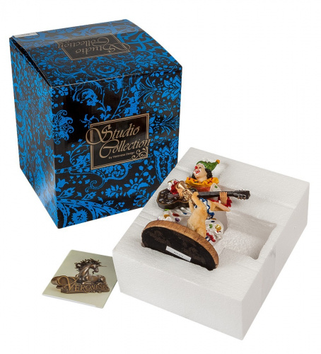 Статуэтка Veronese Клоун с гитарой WS-676 на VALLES.TOP