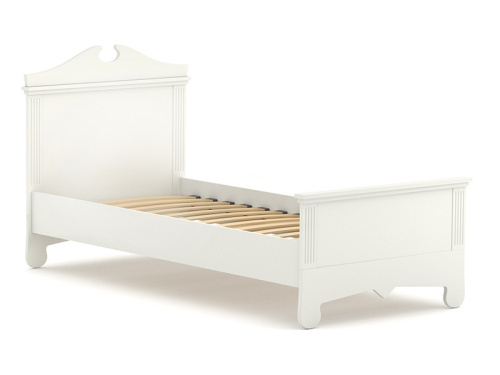 Кровать Timoore односпальная, на закругленных ножках, 100 см на VALLES.TOP