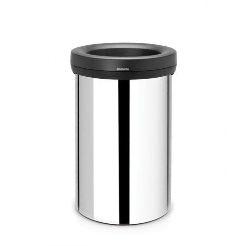 Бак Brabantia мусорный, открытый, стальной полированный, 60 л на VALLES.TOP