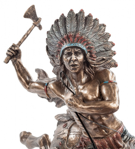 Статуэтка Veronese Индеец на коне WS-441 на VALLES.TOP
